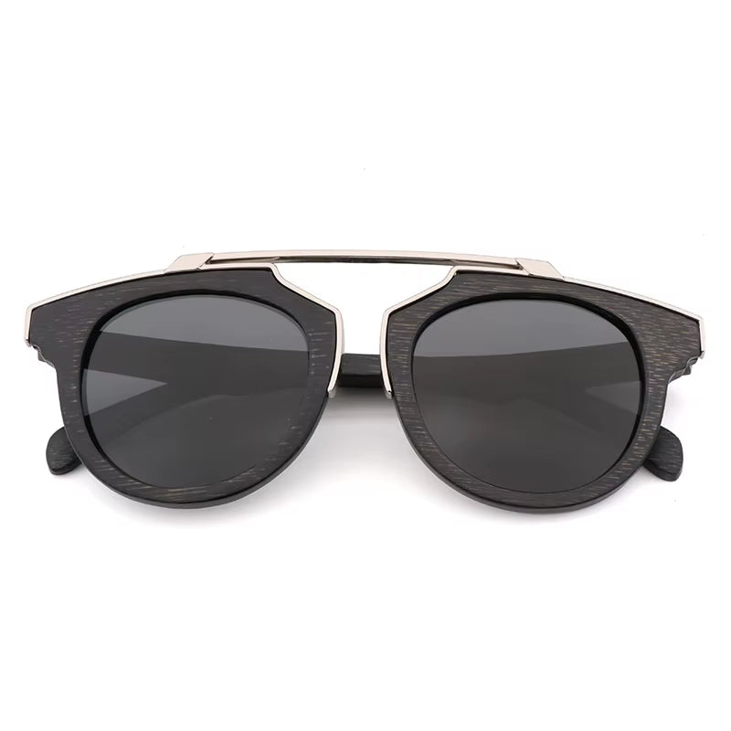 2020 High Quality Luxury Designer Sunglasses Men Driving Sunglasses Polarized UV400 Bamboo Wood Sun Glasses Eyewear Dropshipping