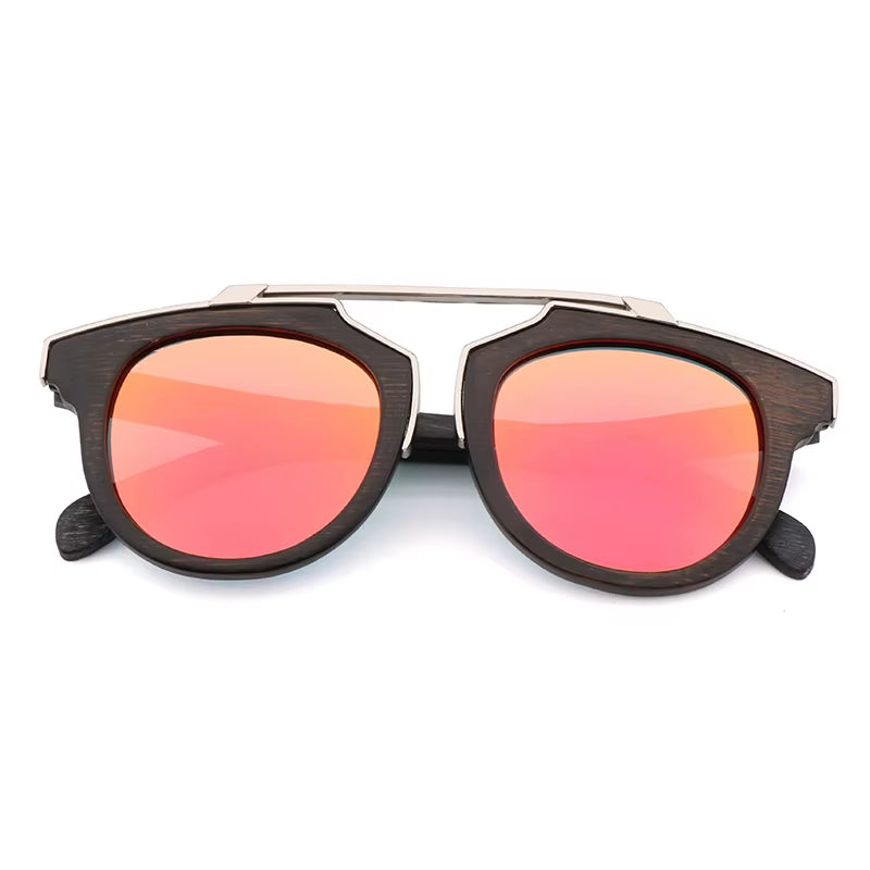 2020 High Quality Luxury Designer Sunglasses Men Driving Sunglasses Polarized UV400 Bamboo Wood Sun Glasses Eyewear Dropshipping