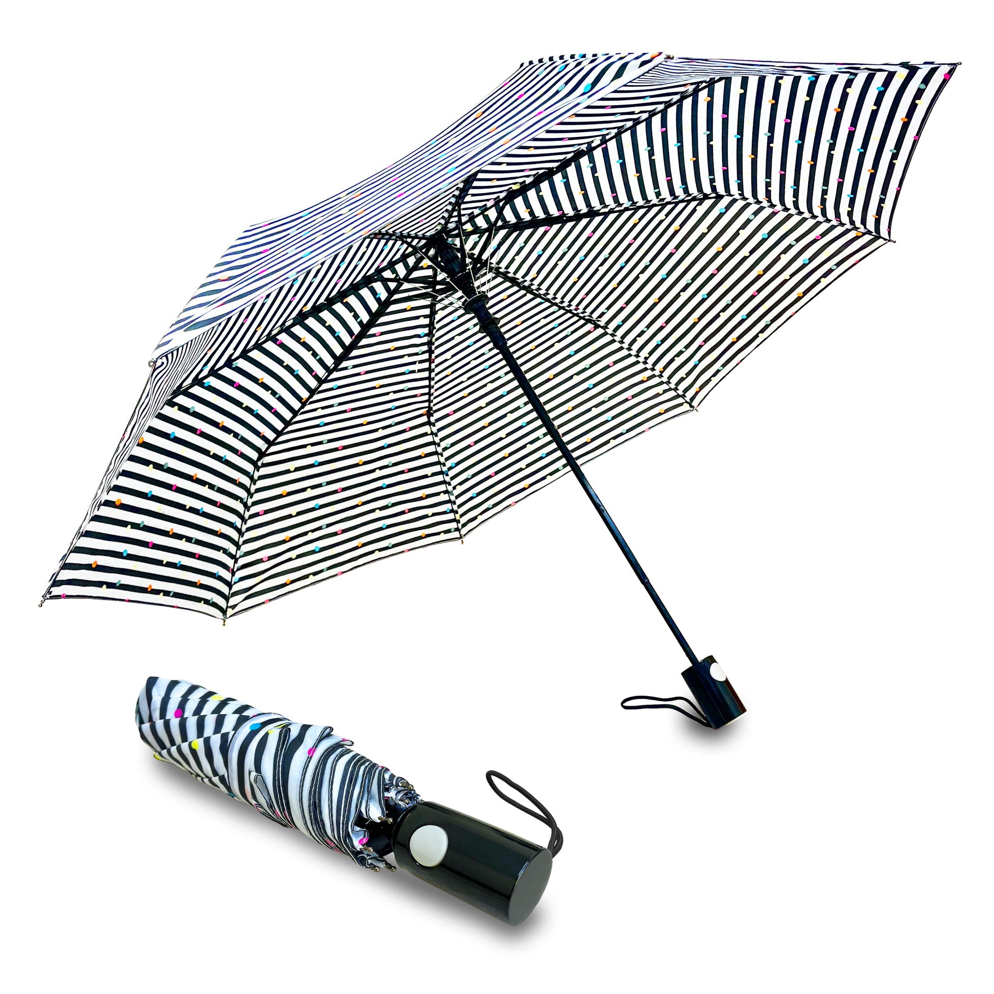 Automatic Super Mini Rain Umbrella Stripes