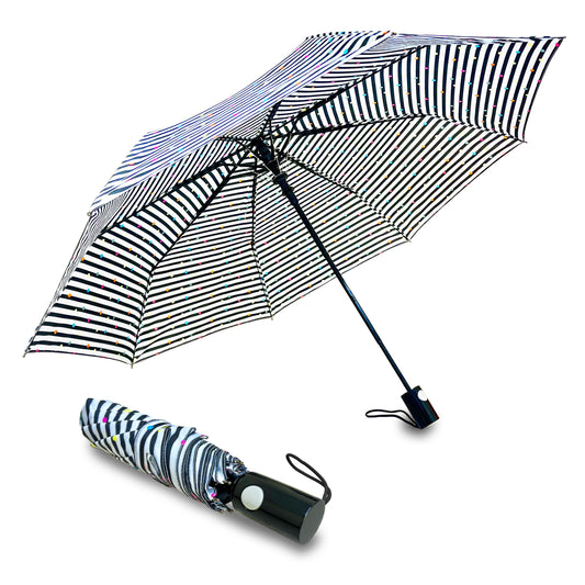 Automatic Super Mini Rain Umbrella Stripes