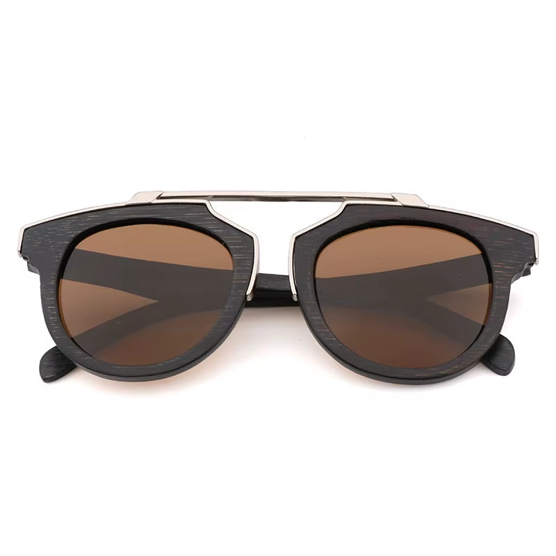 2020 High Quality Luxury Designer Sunglasses Men Driving Sunglasses Polarized UV400 Bamboo Wood Sun Glasses Eyewear Dropshipping