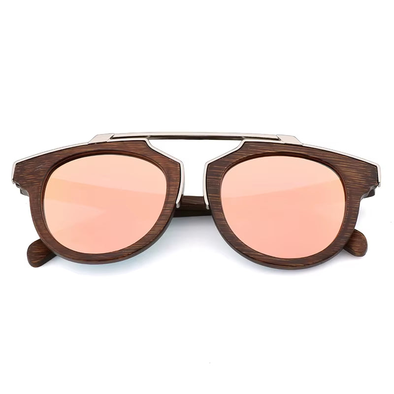 2020 High Quality Luxury Designer Sunglasses Men Driving Sunglasses Polarized UV400 Bamboo Wood Sun Glasses Eyewear Dropshipping